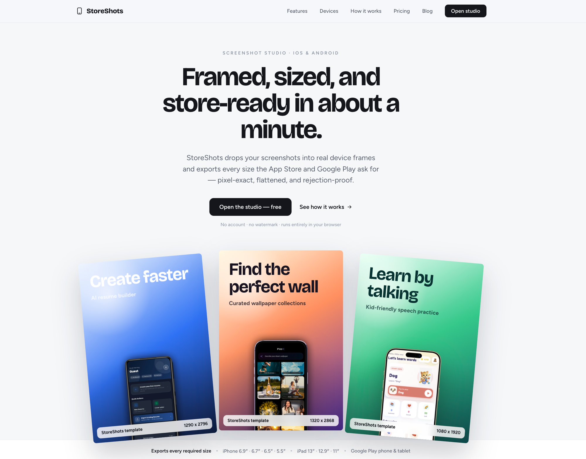 StoreShots — App Store Screenshot Framer